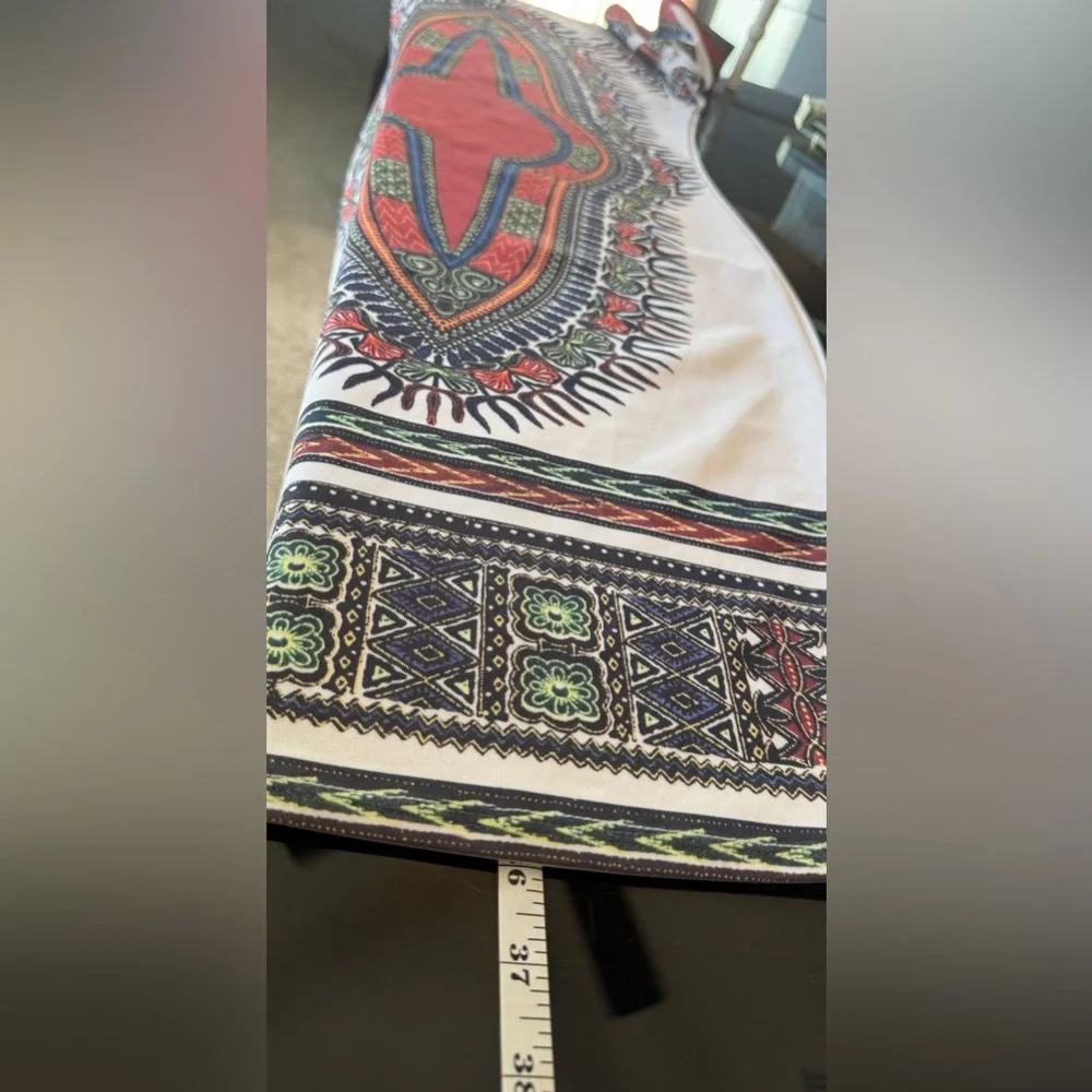 Dashiki African Print Dress. Size Small - Picture 7 of 8